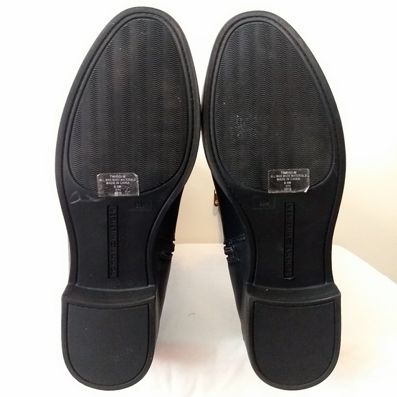 Tommy Hilfiger Black & Brown Fashion Riding Boots - Picture 10 of 11